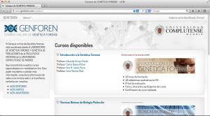 Campus de Cursos de Genética Forense (GENFOREN)
